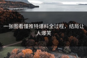 一张图看懂推特爆料全过程，结局让人爆笑